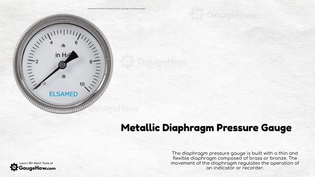 metalic pressure gauge
